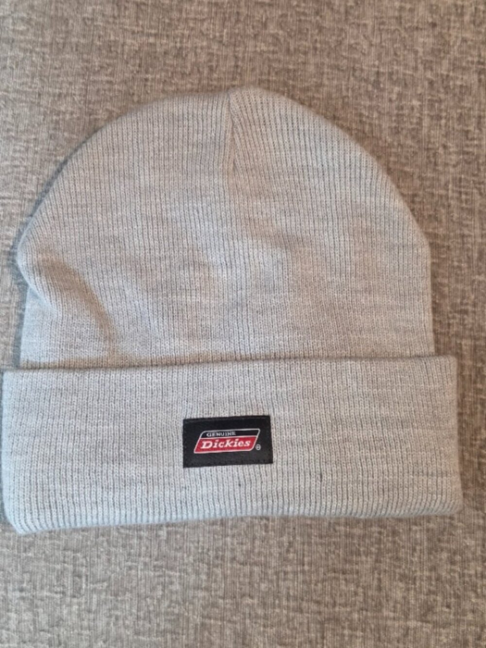 Dickies Gray Cuffed Beanie Unisex Knit